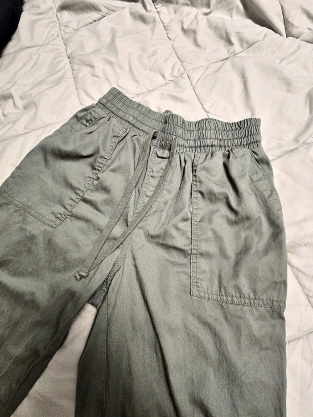 A New Day Teal Lyocell/Cotton Joggers | Size S